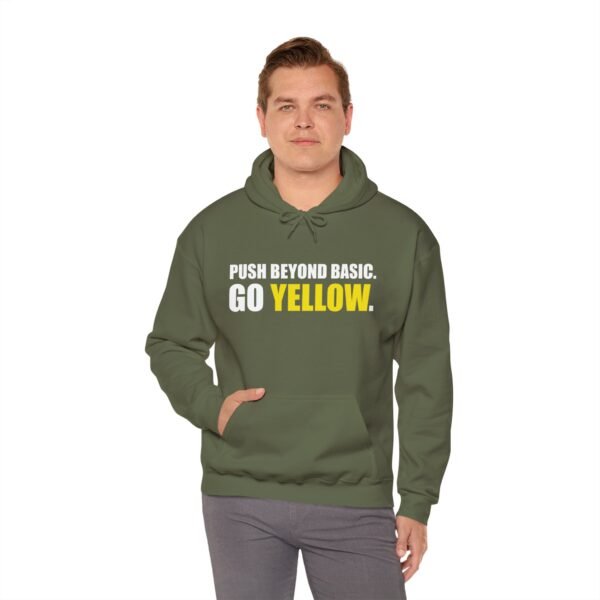 Push Beyond Basic, Go Yellow! โ Limited Edition Hoodie - Image 12