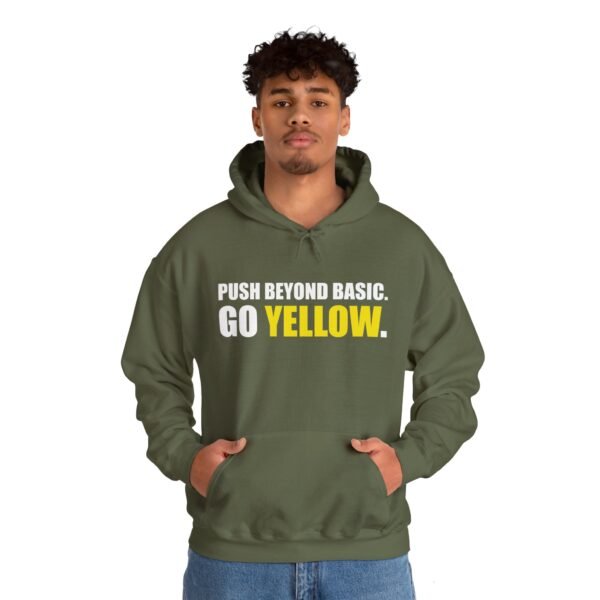 Push Beyond Basic, Go Yellow! โ Limited Edition Hoodie - Image 13