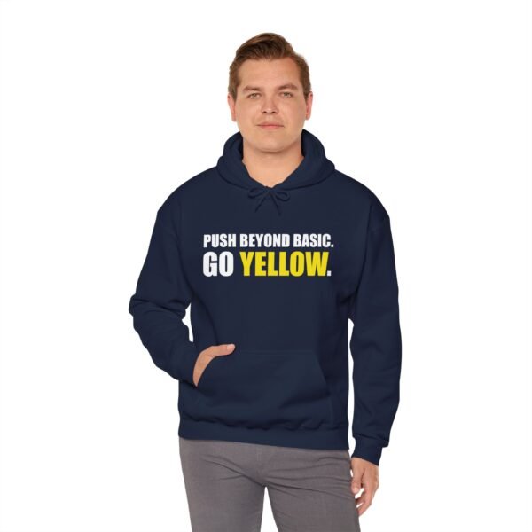 Push Beyond Basic, Go Yellow! โ Limited Edition Hoodie - Image 19