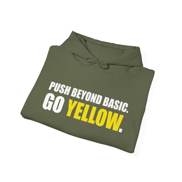 Push Beyond Basic, Go Yellow! โ Limited Edition Hoodie - Image 11
