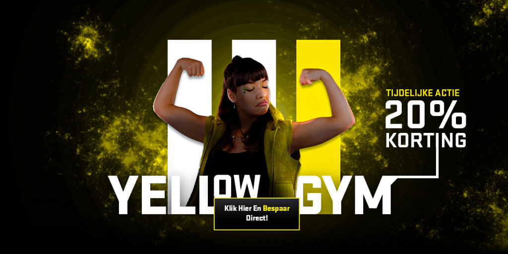 20% korting bij Yellow Gym op je lidmaatschap