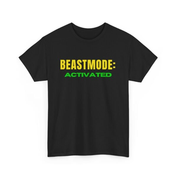 Yellowgym™ BEAST MODE T-Shirt – ACTIVATED. Powered by YellowGym - Image 4