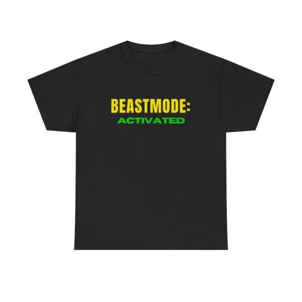 Yellowgym™ BEAST MODE T-Shirt – ACTIVATED. Powered by YellowGym - Image 2