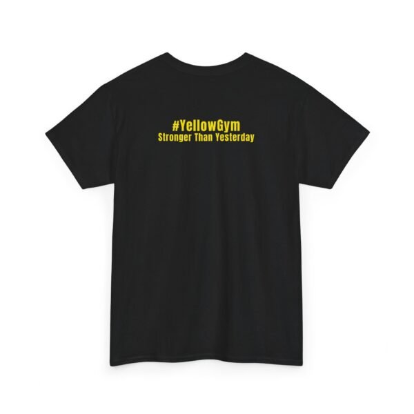 REP WARRIOR™ YellowGym™ T-Shirt – ONE MORE REP • Stronger Than Yesterday (Training Edition) - Image 6